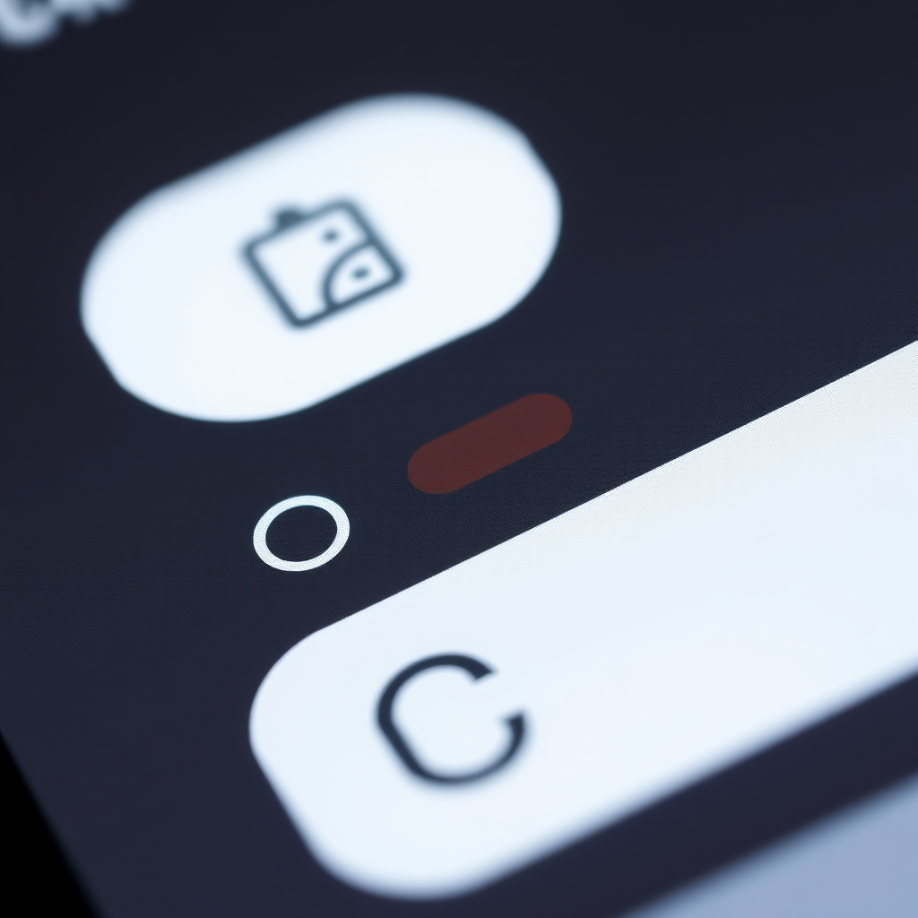 Close-up view of subtle UI animations and hover effects on a modern interface, showing button states and micro-interaction feedback elements